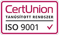 CertUnion ISO 9001 tanúsítvány